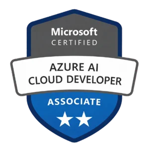 Microsoft Azure AI Cloud Developer Associate logo