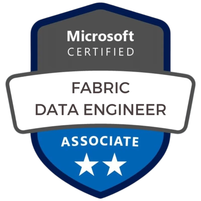 Microsoft Fabric Data Engineer Associate Logo