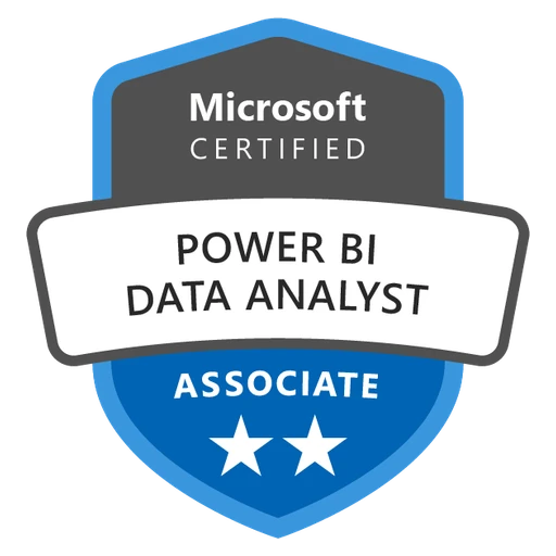 Microsoft Power BI Data Analyst Logo